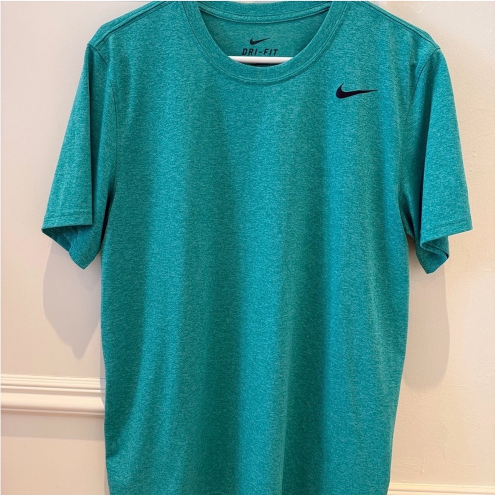 Nike Men's Teal Dri-FIT Short Sleeve Tee
